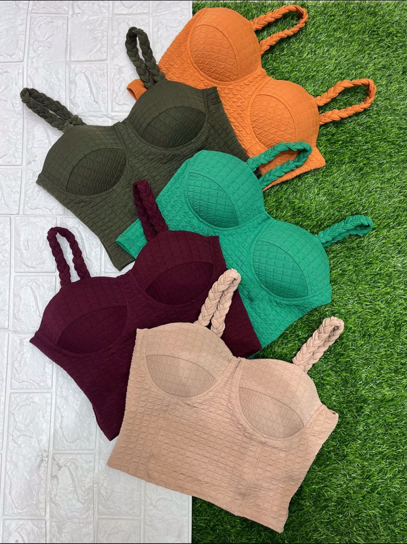 Bobble alça trançada