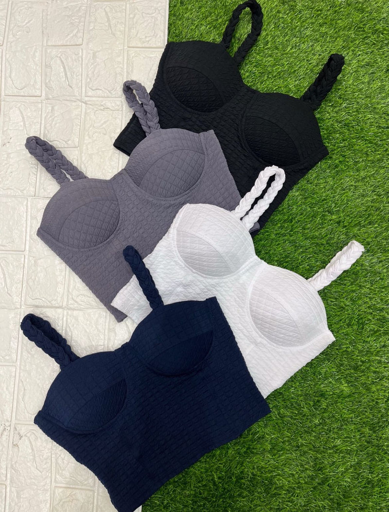 Bobble alça trançada