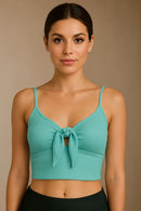 Cropped Canelado Nó